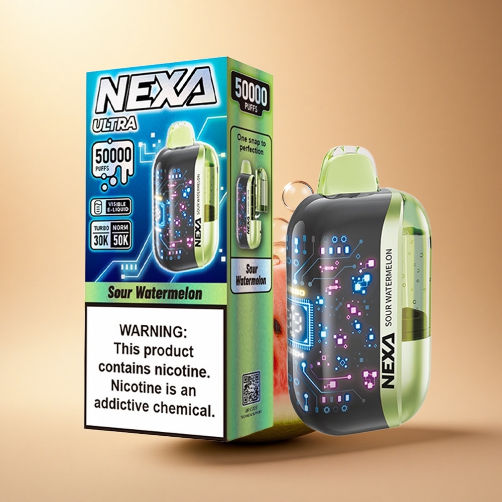 NEXA Ultra 50000 Puffs אבטיח חמוץ 20מל 5% ניקוטין 800mAh
