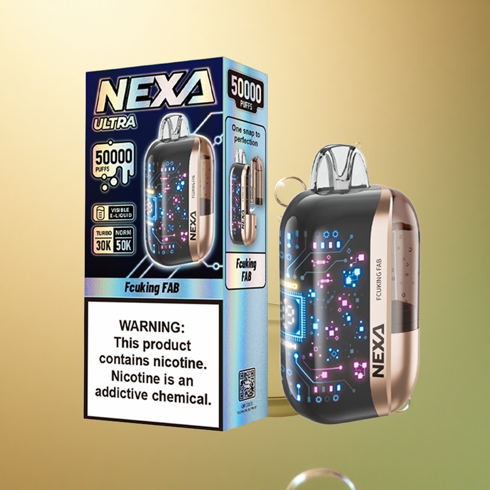 NEXA Ultra 50000 Puffs פאקינג פאב 20מל 800mAh 5% ניקוטין