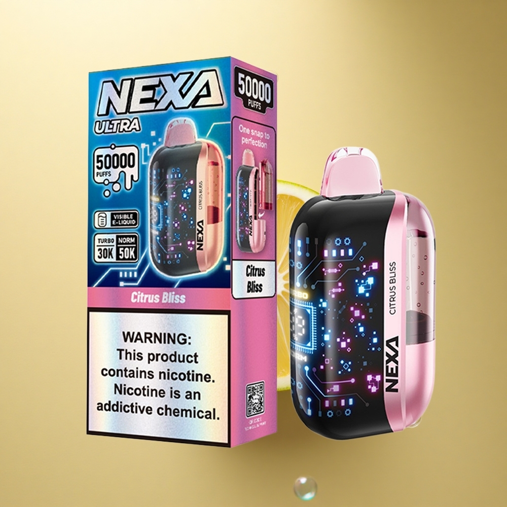 NEXA Ultra 50000 Puffs עונג הדרים עם 5% ניקוטין ו-800mAh