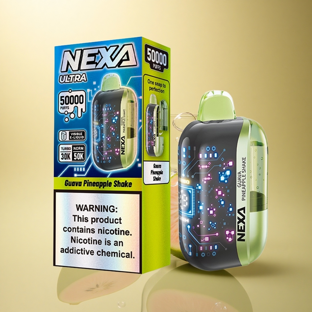 NEXA Ultra 50000 Puffs גויאבה אננס מילקשייק 5% ניקוטין 800mAh