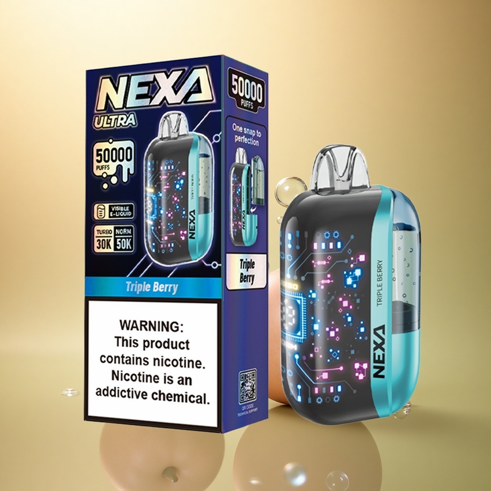 NEXA Ultra 50000 Puffs טריפל ברי 5% ניקוטין 800mAh