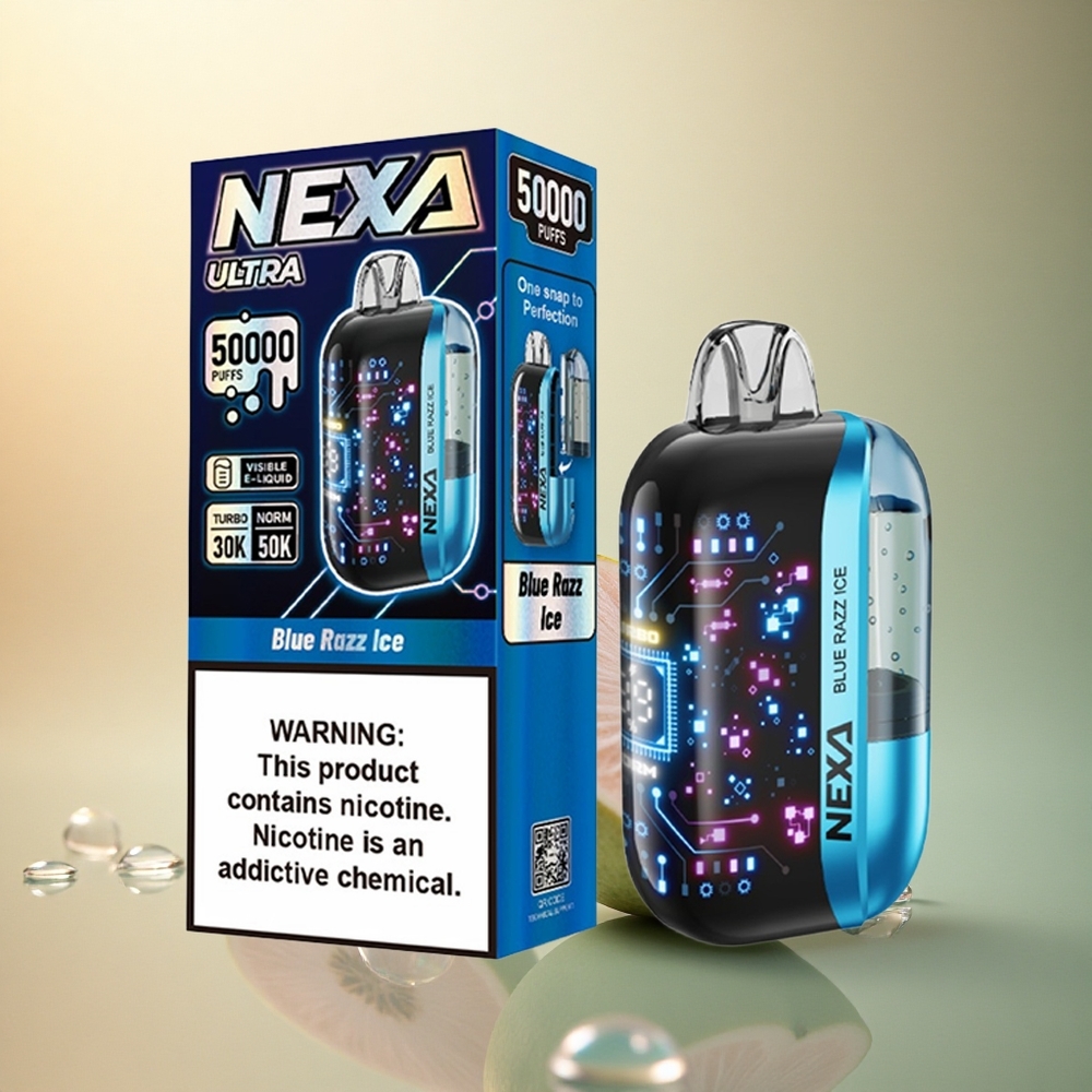 NEXA Ultra 50000 Puffs בל ראז אייס עם סוללת 800mAh ועוצמת ניקוטין 5%