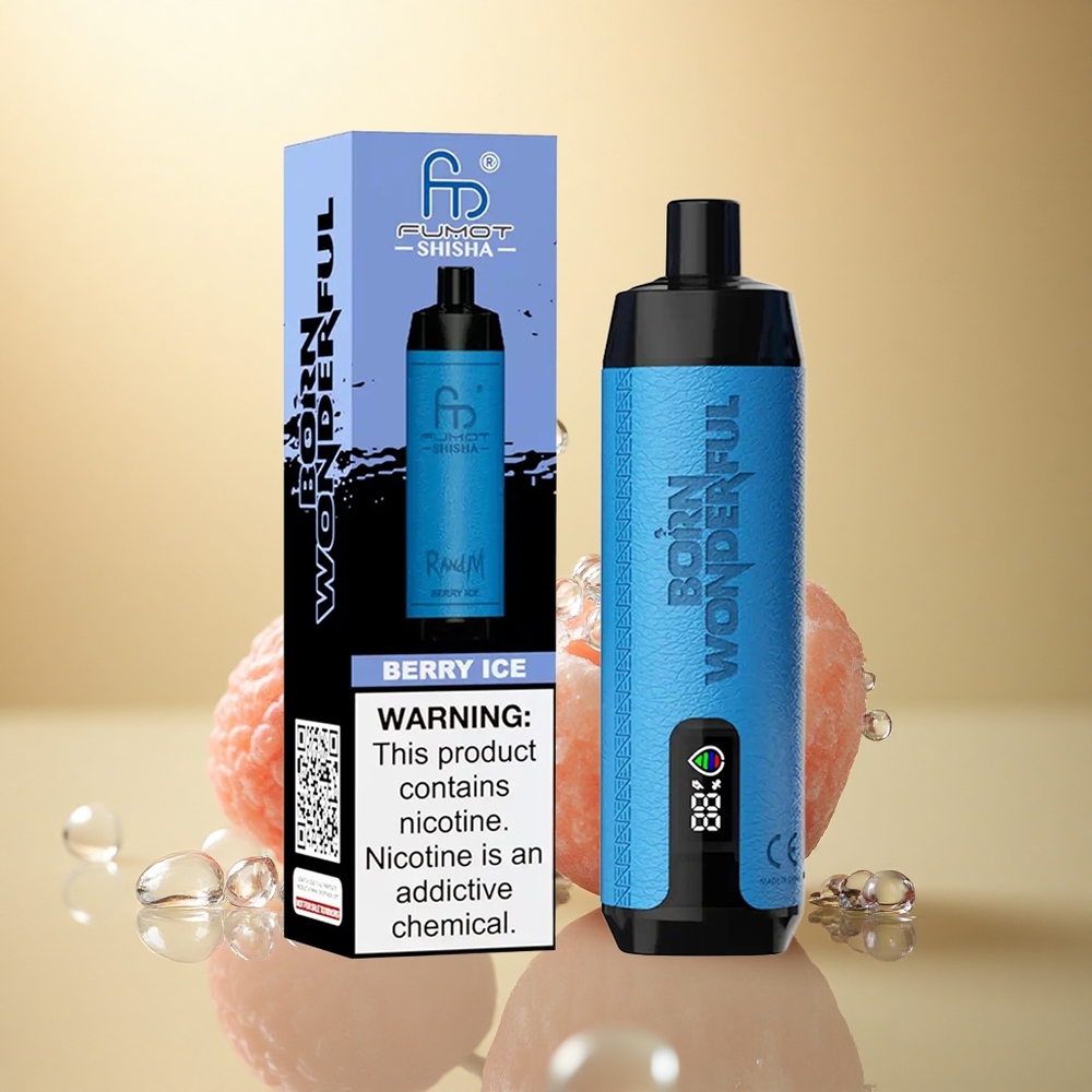 RandM Fumot Shisha 10000 Puffs גלידה יער עם סוללת 850 mAh וניקוטין 0.5%