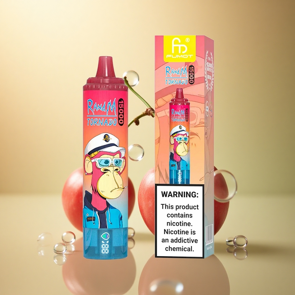 RandM Fumot Tornado 15000 Puffs דובדבן 25ml 850mAh