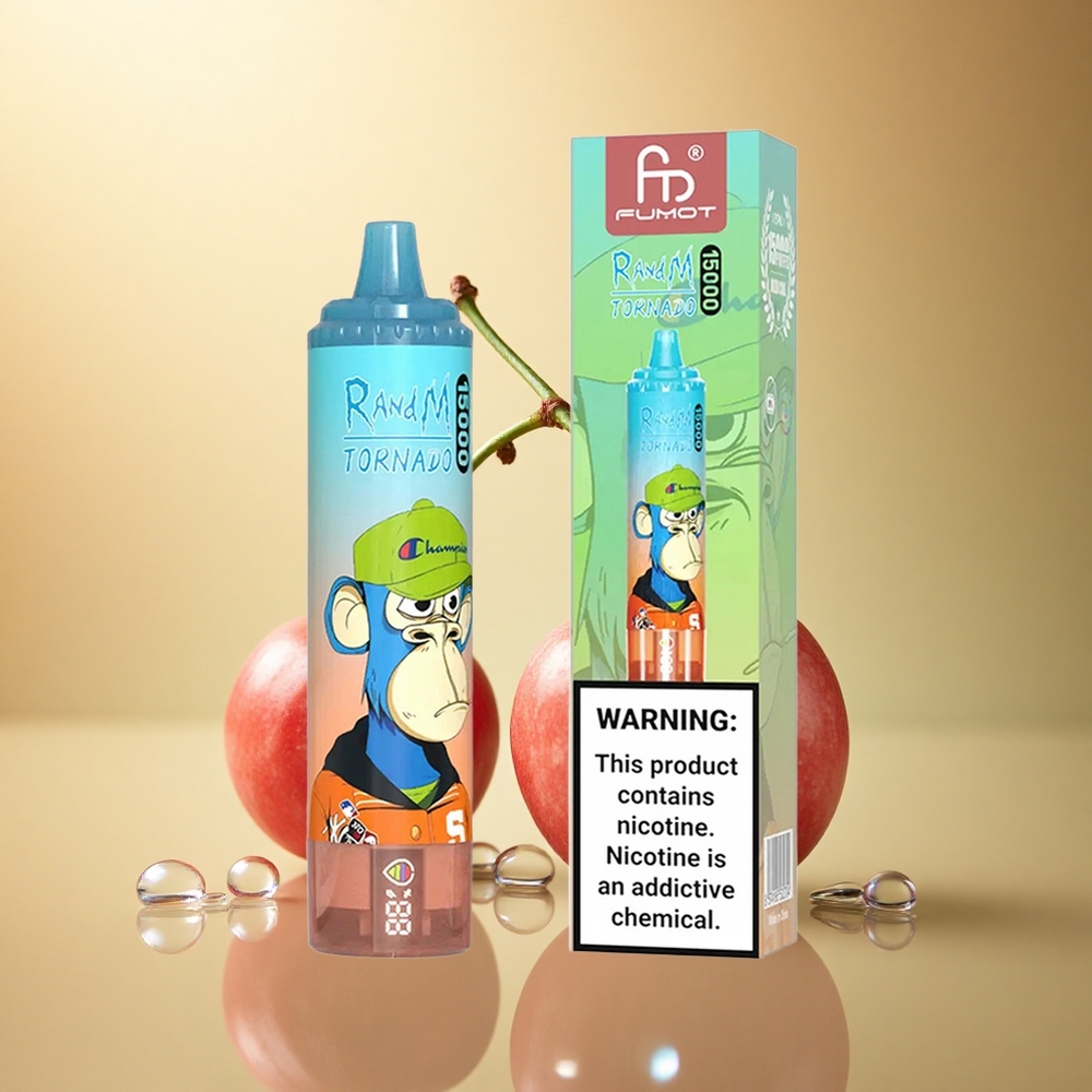 RandM Fumot Tornado 15000 Puffs צ'רי קולה 25ml 850mAh