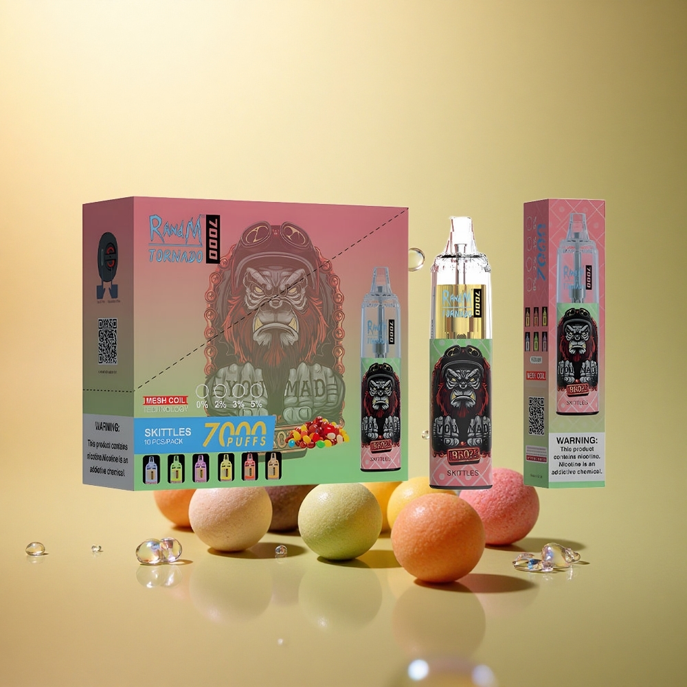 RandM Fumot Tornado 7000 Puffs סקיטלס 850mAh 14ml ניקוטין 5%