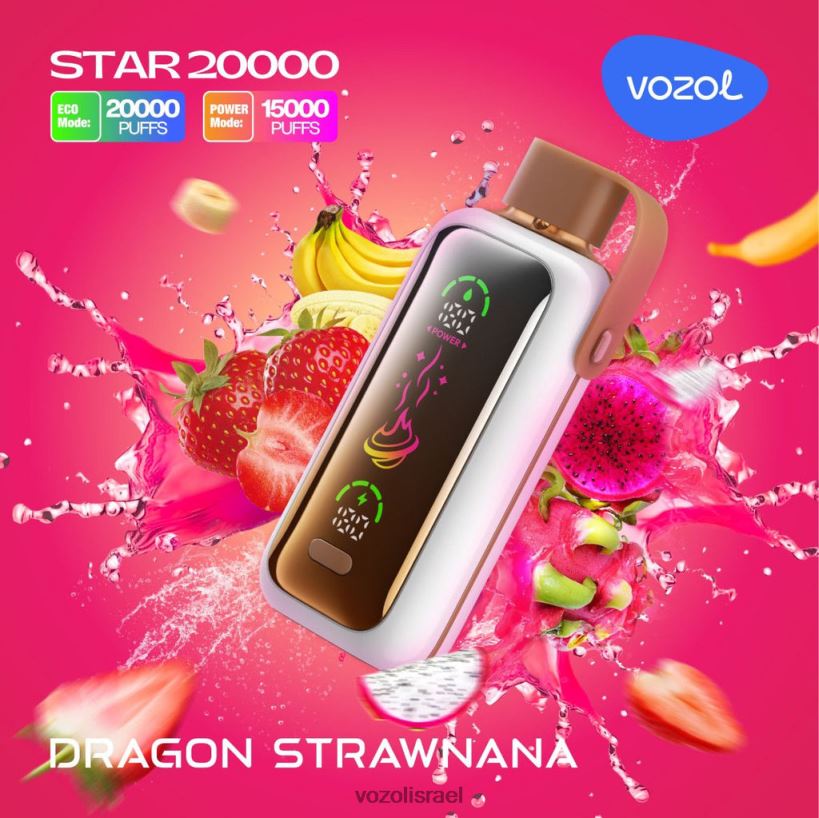 VOZOL Vape Review - דרקון strawnana VOZOL STAR 20000 H0RLH28