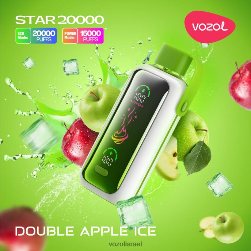 VOZOL Vape Sale - קרח תפוח כפול VOZOL STAR 20000 H0RLH27